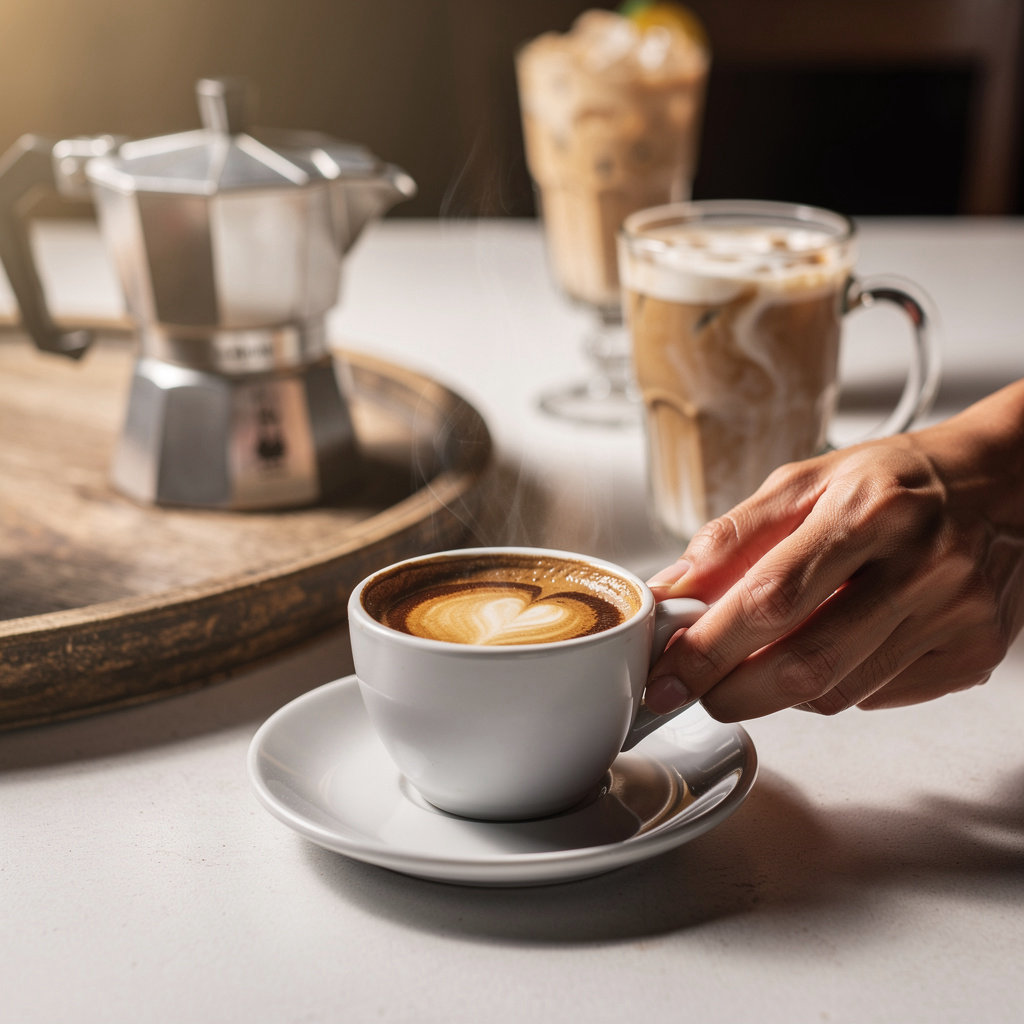 Cafeteria El Pasillo fresh Cuban coffee and specialty beverages served daily from 6:30am